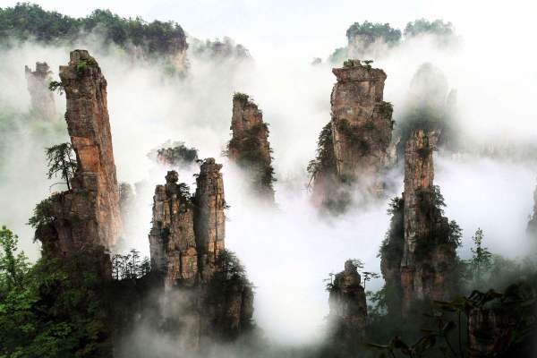 韓國人來張家界感嘆這才是大國風景