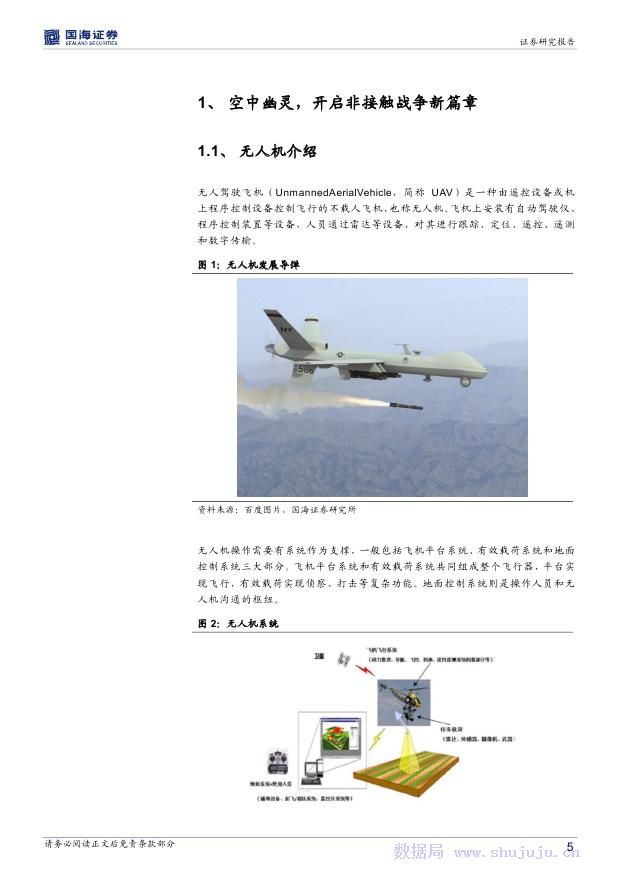 軍用無人機(jī)論文