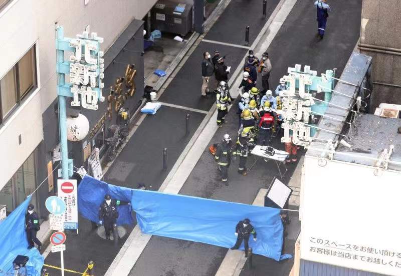 日本大阪市發生火災 暫無傷亡報告