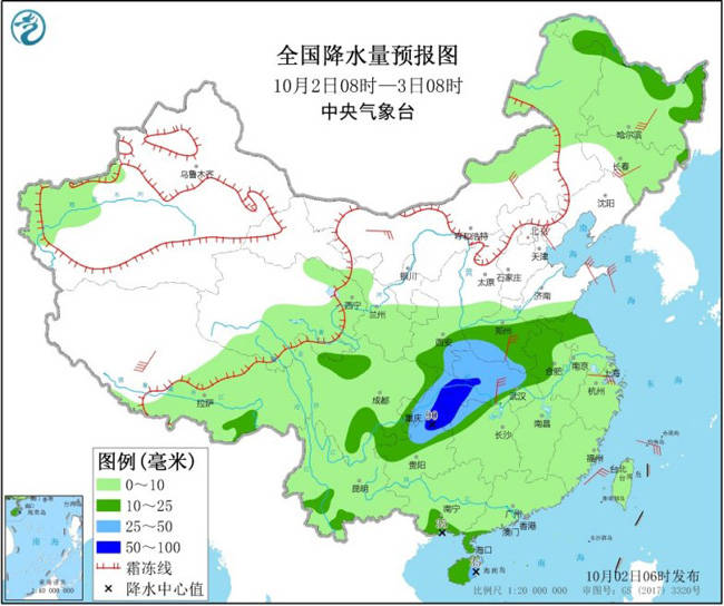 新一股冷空氣將影響我國中東部